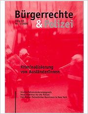 Title: Bürgerrechte & Polizei: CILIP; Editor: Institut für Bürgerrechte & öffentliche Sicherheit e. V. Title: Bürgerrechte & Polizei: CILIP; Editor: Institut für Bürgerrechte & öffentliche Sicherheit e. V.